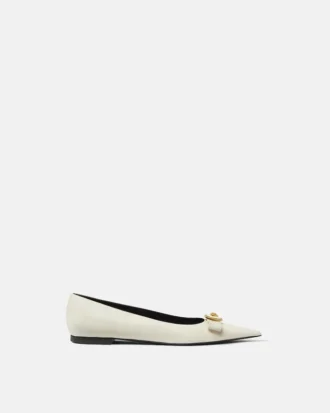 Ballerines en cuir Gianni Ribbon