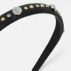 Bandeau en cuir orné