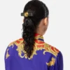 Barrette à cheveux cloutée Gianni Ribbon