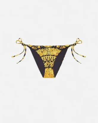 Bas de bikini imprimé en nylon mélangé