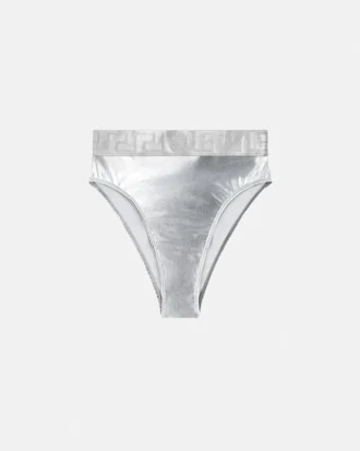 Bas de bikini métallisé