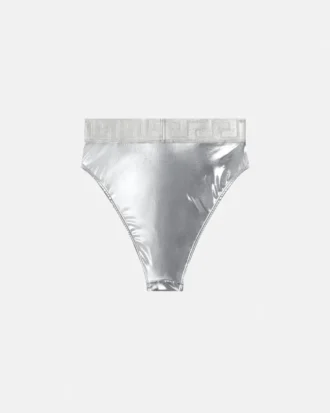 Bas de bikini métallisé