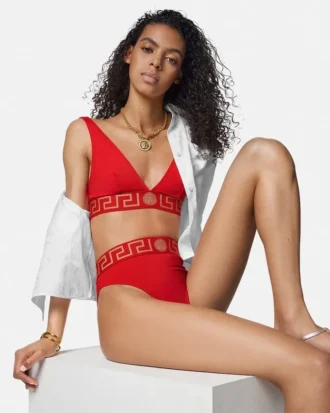 Bas de bikini taille haute ECONYL®