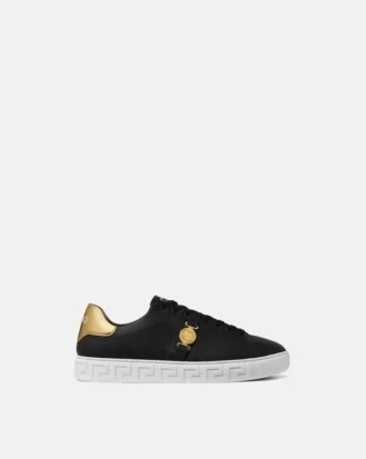 Baskets en cuir Greca Sneakers