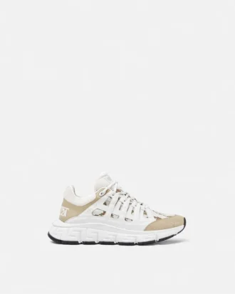 Baskets en cuir jacquard Trigreca