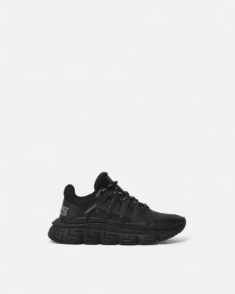 Baskets en cuir jacquard Trigreca