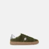 Baskets en daim ornées de motifs Greca Sneakers