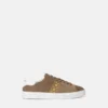 Baskets en daim ornées de motifs Greca Sneakers