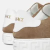 Baskets en daim ornées de motifs Greca Sneakers