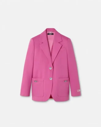 Blazer carré en laine Barocco Underwater