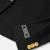Blazer court et carré en gabardine Blazer court et carré en gabardine