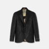 Blazer croisé en jacquard léopard
