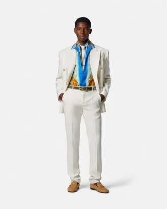 Blazer croisé en laine