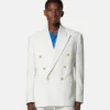 Blazer croisé en laine Blazer croisé en laine
