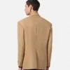 Blazer croisé en laine mélangée Blazer croisé en laine mélangée