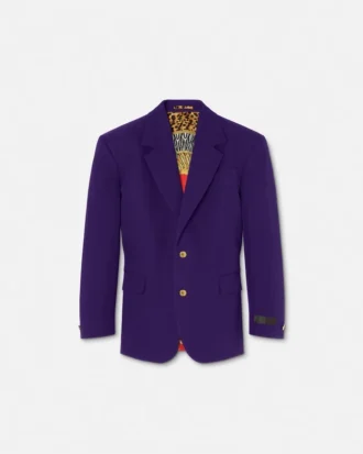 Blazer droit en laine