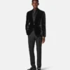 Blazer droit en velours Blazer droit en velours
