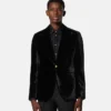 Blazer droit en velours Blazer droit en velours