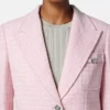 Blazer en crêpe tweed
