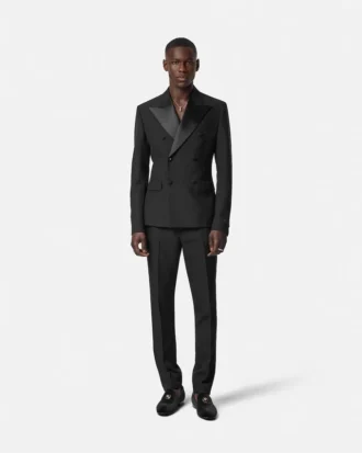 Blazer en laine et mohair