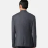 Blazer en laine à micro-carreaux Blazer en laine à micro-carreaux