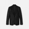 Blazer en laine mélangée jacquard