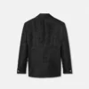 Blazer en laine mélangée jacquard