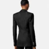 Blazer en laine mélangée jacquard python Blazer en laine mélangée jacquard python