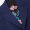 Blazer en laine à simple boutonnage Blazer en laine à simple boutonnage