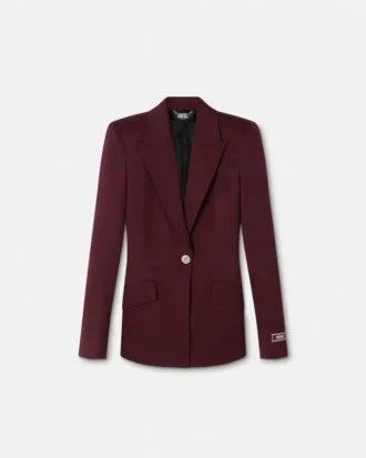 Blazer en laine stretch