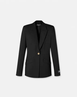 Blazer en laine stretch