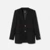Blazer simple boutonnage en laine Blazer simple boutonnage en laine