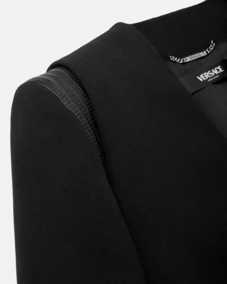 Blazer simple boutonnage en laine