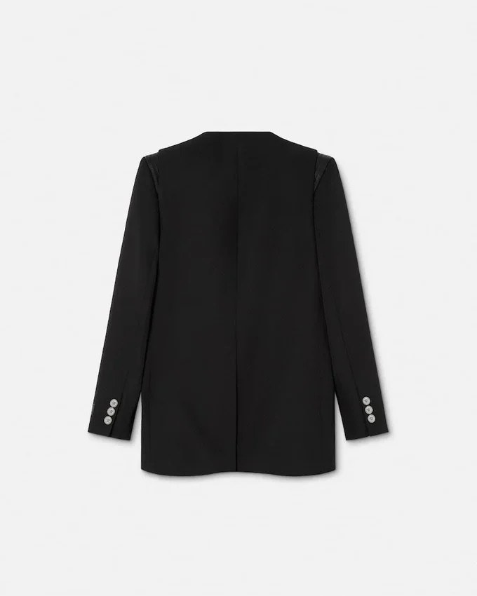 Blazer simple boutonnage en laine Blazer simple boutonnage en laine