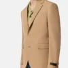 Blazer simple boutonnage en laine mélangée