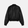 Blouson bomber enduit brillant