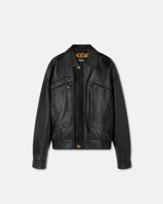 Blouson en cuir Plongé