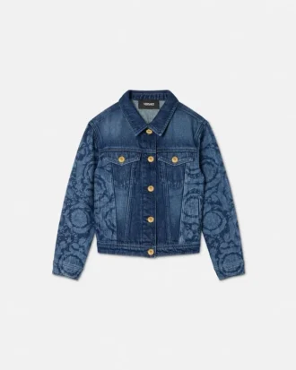 Blouson en denim laseré pour enfant
