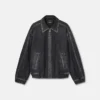 Blouson en denim orné