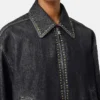 Blouson en denim orné