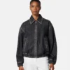 Blouson en denim orné