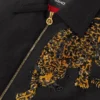 Blouson en laine mélangée Versace Leopard