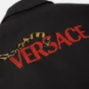 Blouson en laine mélangée Versace Leopard