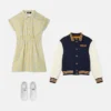 Blouson Varsity pour enfant avec logo Safety Pin Blouson Varsity pour enfant avec logo Safety Pin