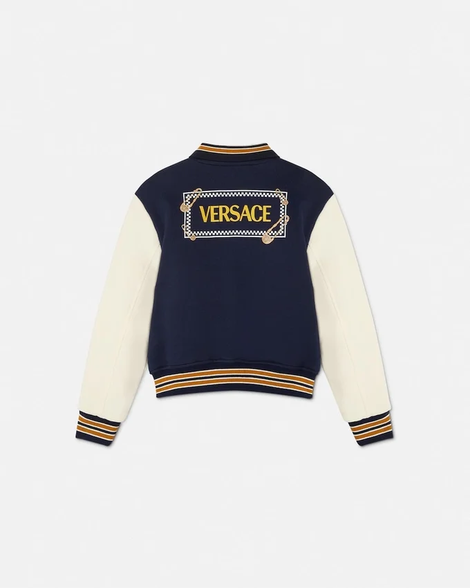 Blouson Varsity pour enfant avec logo Safety Pin Blouson Varsity pour enfant avec logo Safety Pin