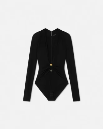 Body ajusté drapé Safety Pin