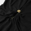 Body ajusté drapé Safety Pin