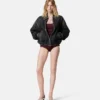 Body drapé en jersey de viscose