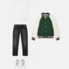 Bomber imprimé en jersey de coton pour enfant