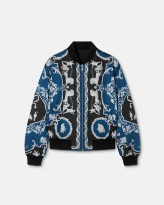 Bomber réversible en nylon imprimé